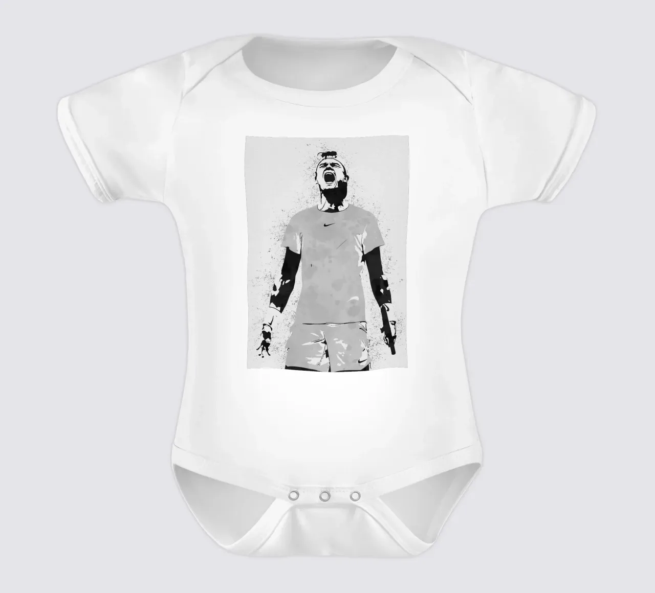Holger Rune body neonato maniche corte da tenten