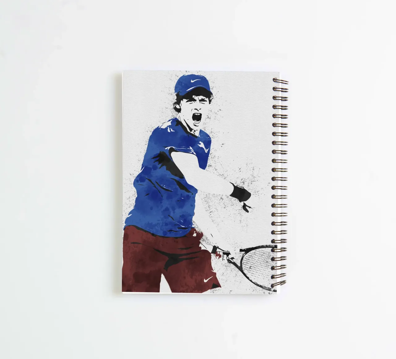 Jannik Sinner spiral notebook by tenten