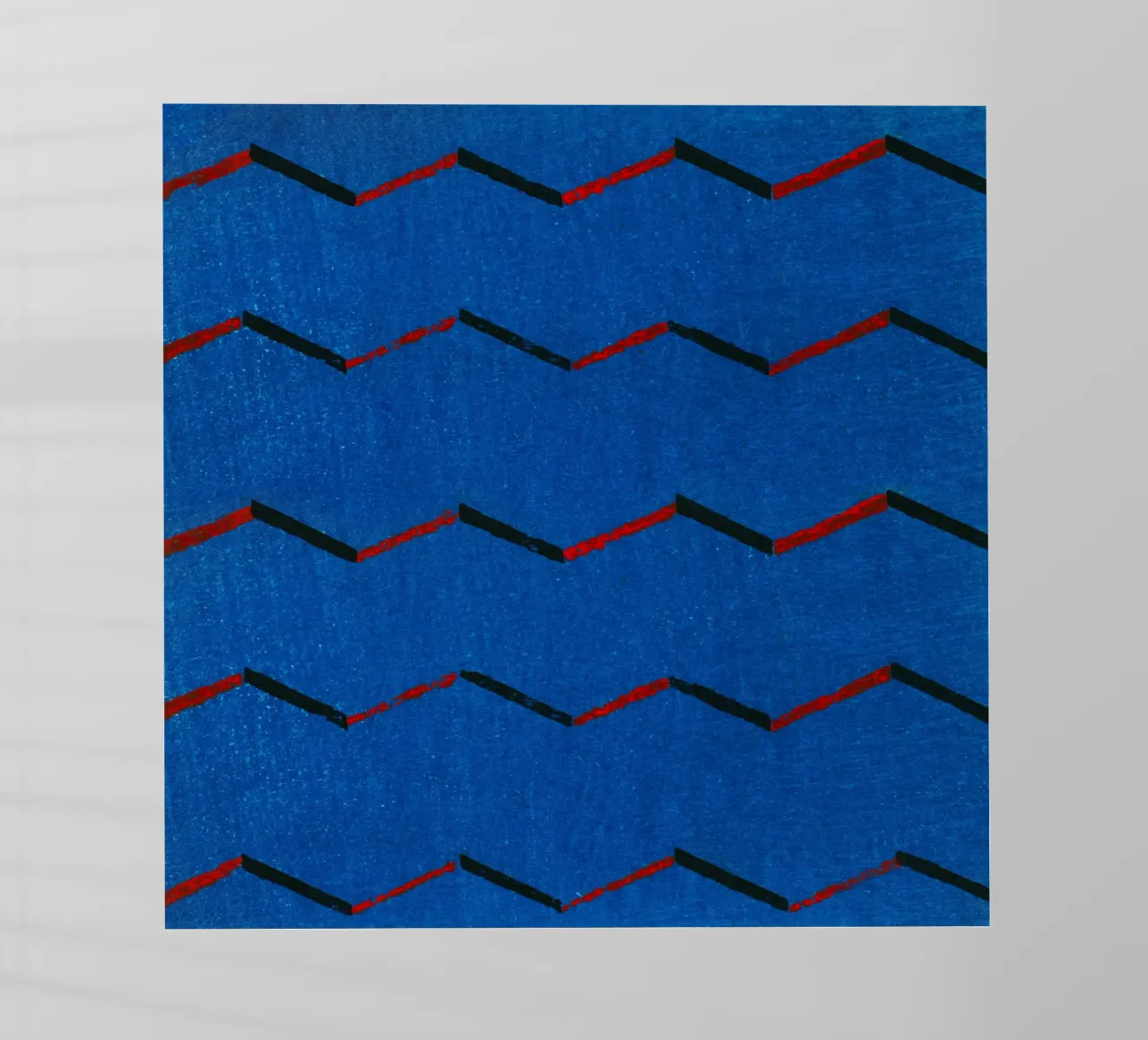 Vintage woodblock print of Japanese textile. pellicola backlit da vintageshop
