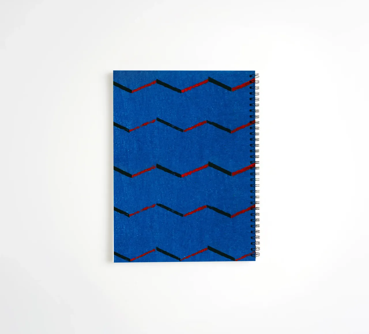 Vintage woodblock print of Japanese textile. spiral notebook by vintageshop