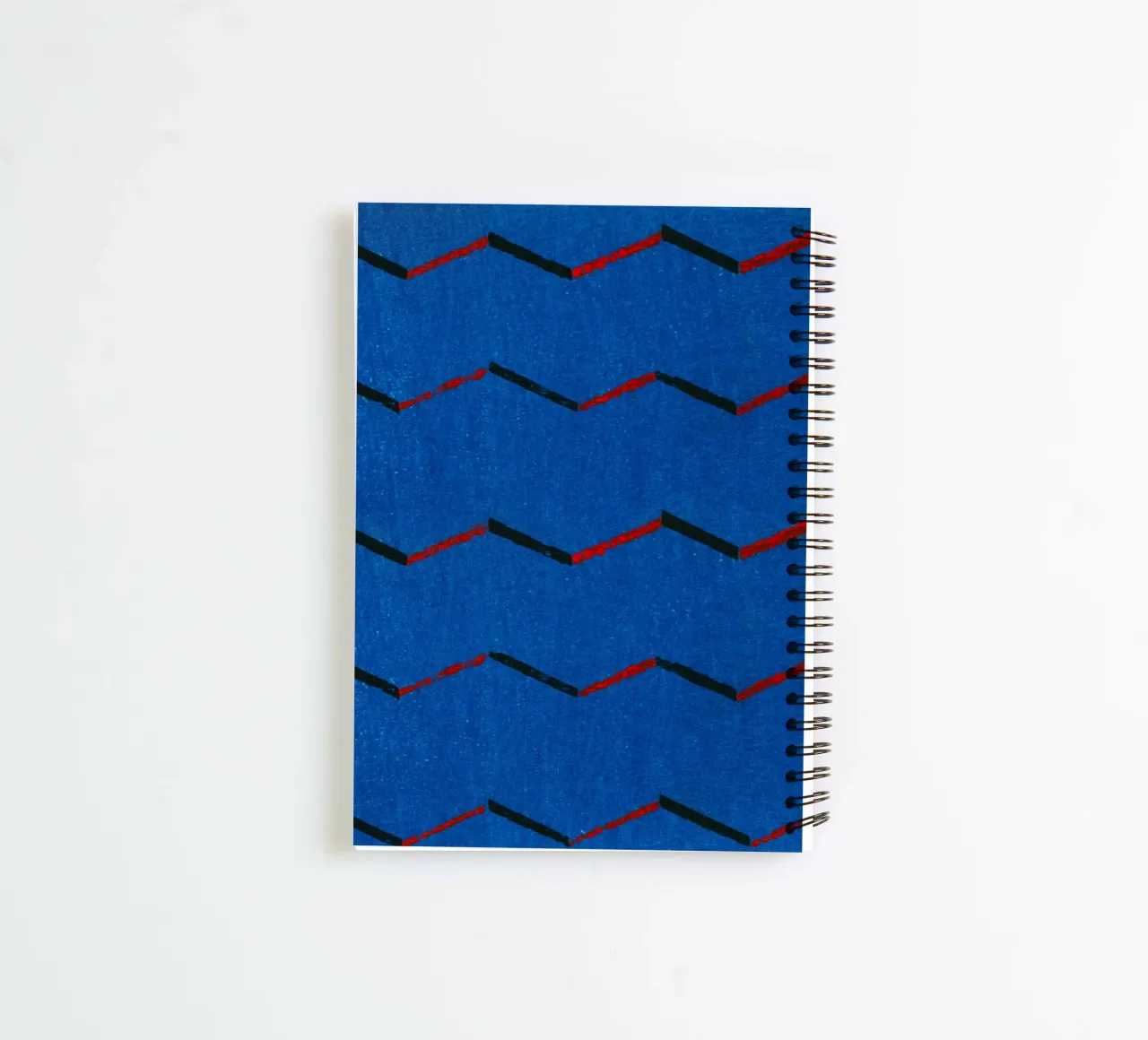 Vintage woodblock print of Japanese textile. spiral notebook by vintageshop