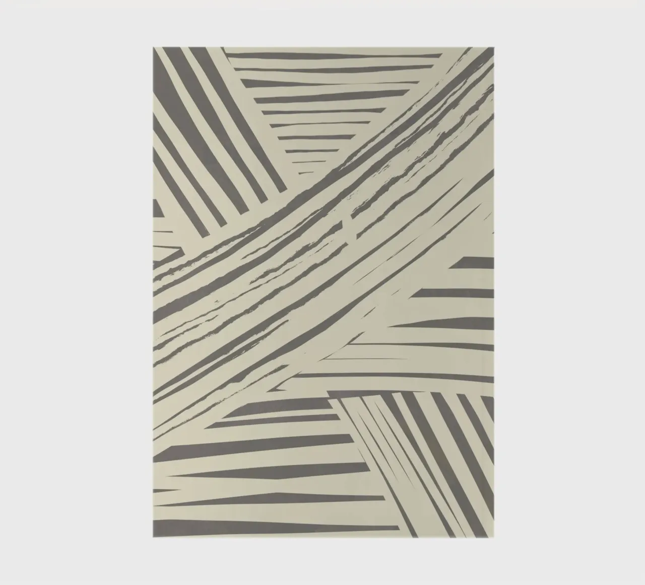 Grey diagonal stripe pattern notebook by Little Dean