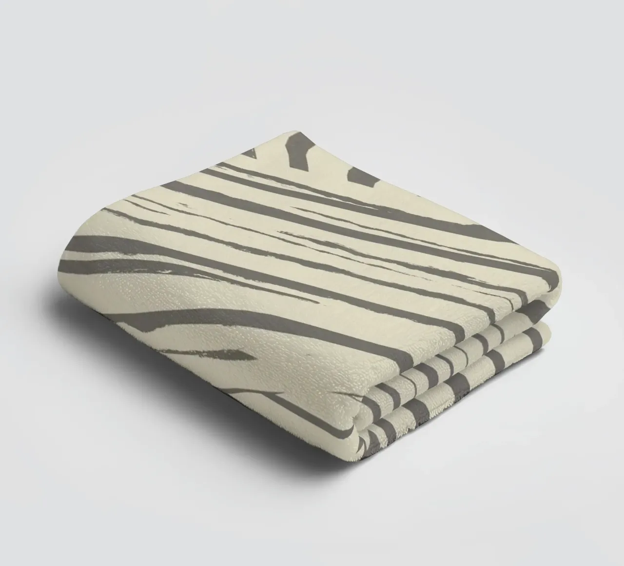 Motivo a righe diagonali grigie asciugamano da bagno da Little Dean