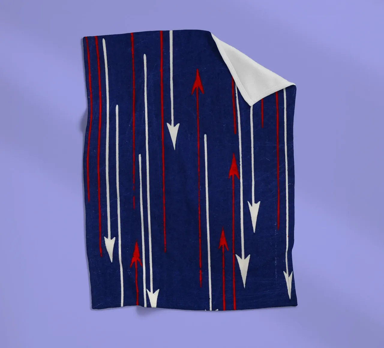 Vintage woodblock arrows coperta in pile da vintageshop
