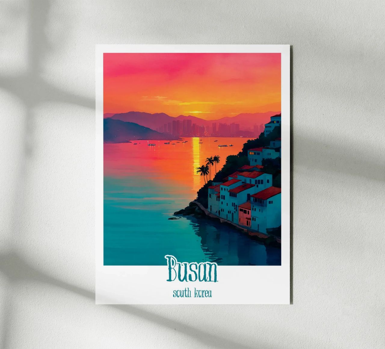 Manifesto di Busan, Corea del Sud alluminio dibond da Frame the World