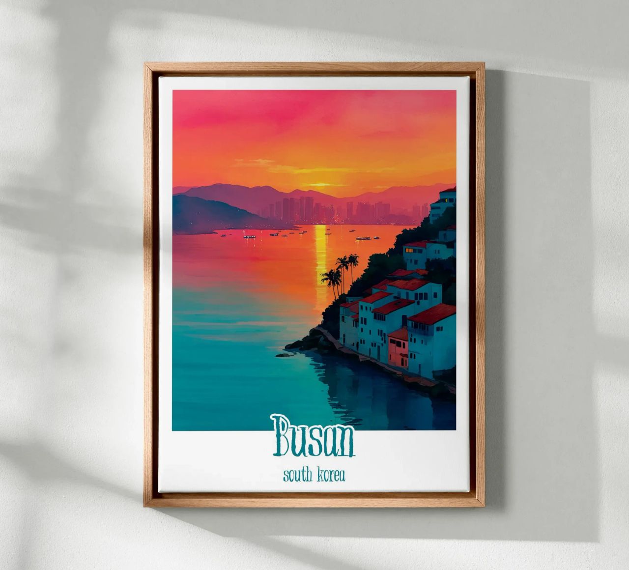 Manifesto di Busan, Corea del Sud tela da Frame the World