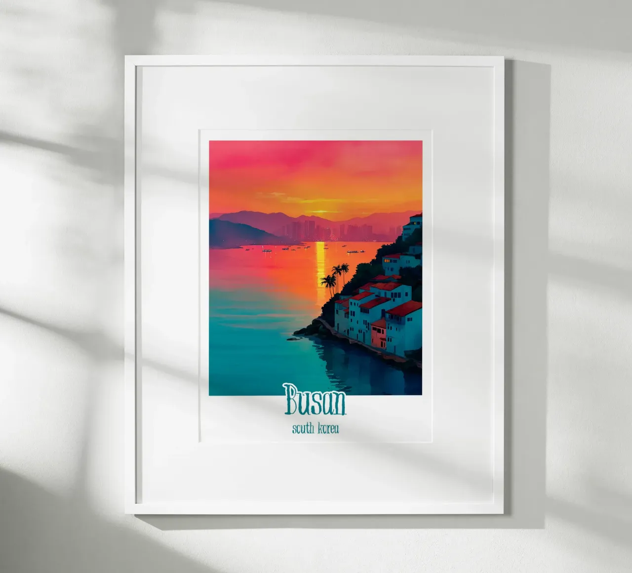 Cartel de Busan, Corea del Sur poster de Frame the World