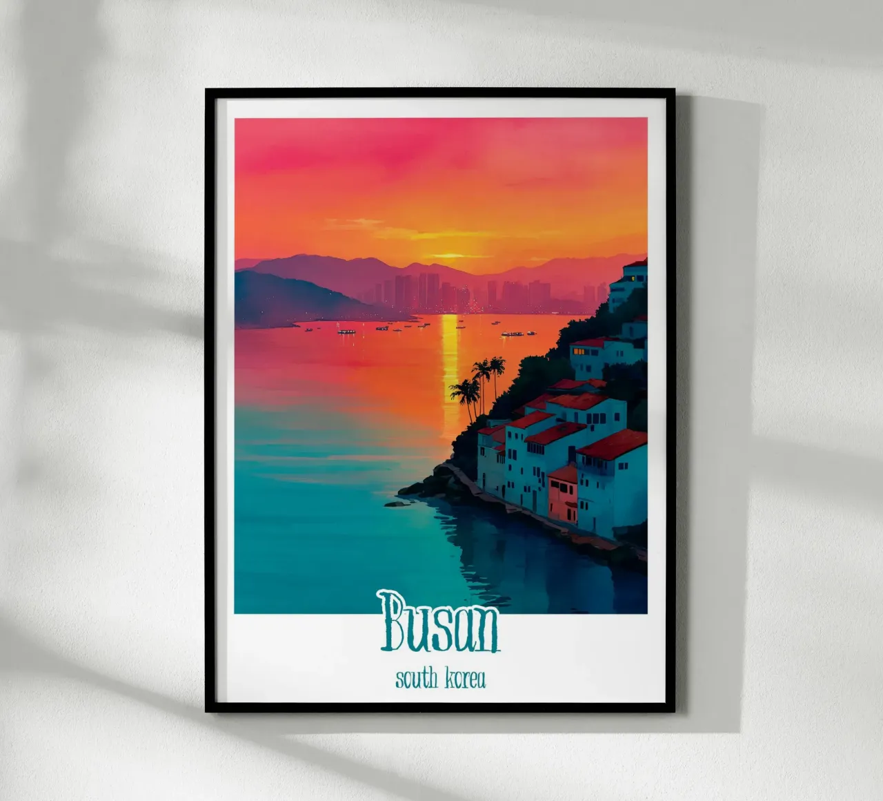 Cartel de Busan, Corea del Sur poster de Frame the World