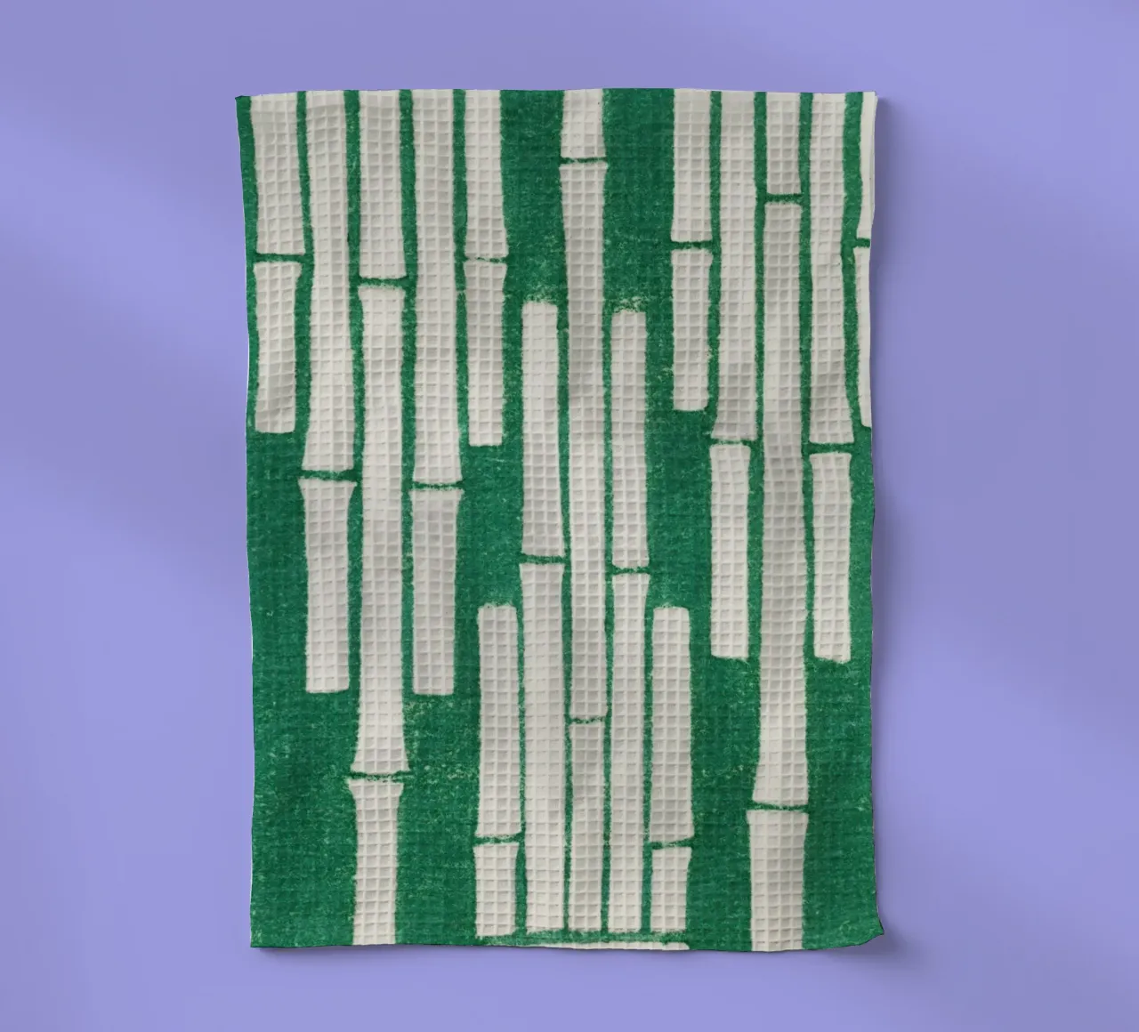 Vintage woodblock print of Japanese textile bamboo canovaccio da cucina da vintageshop