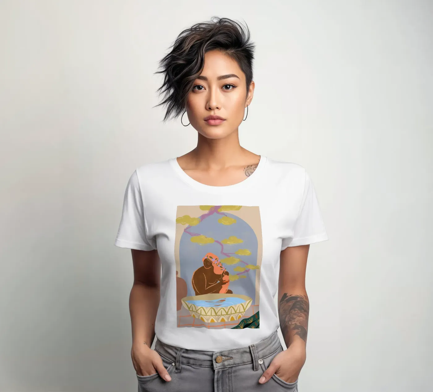 Reflection t-shirt da donna da Arty Guava