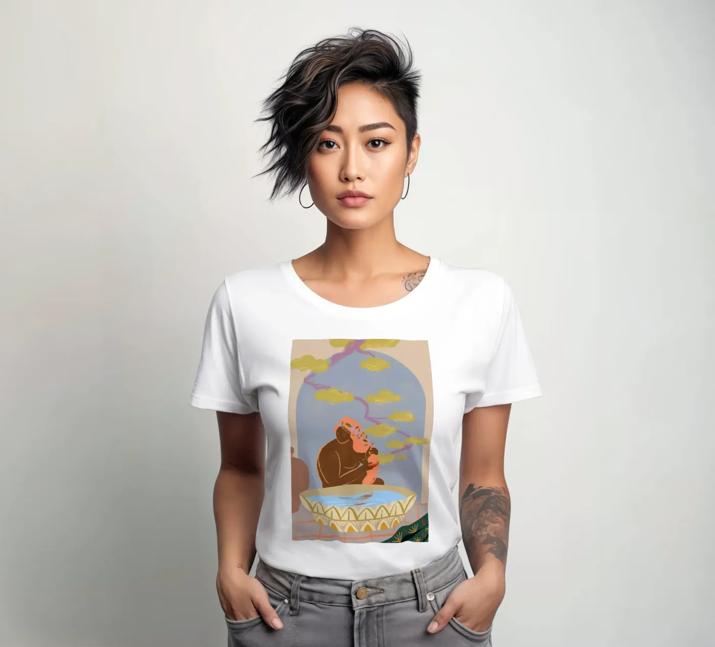 Reflection t-shirt da donna da Arty Guava