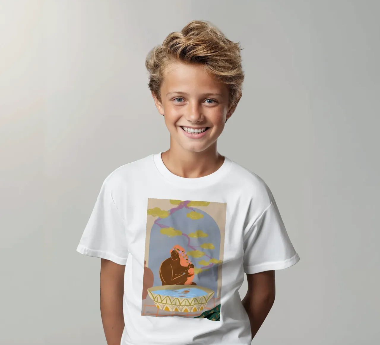 Reflection kinder t-shirt van Arty Guava