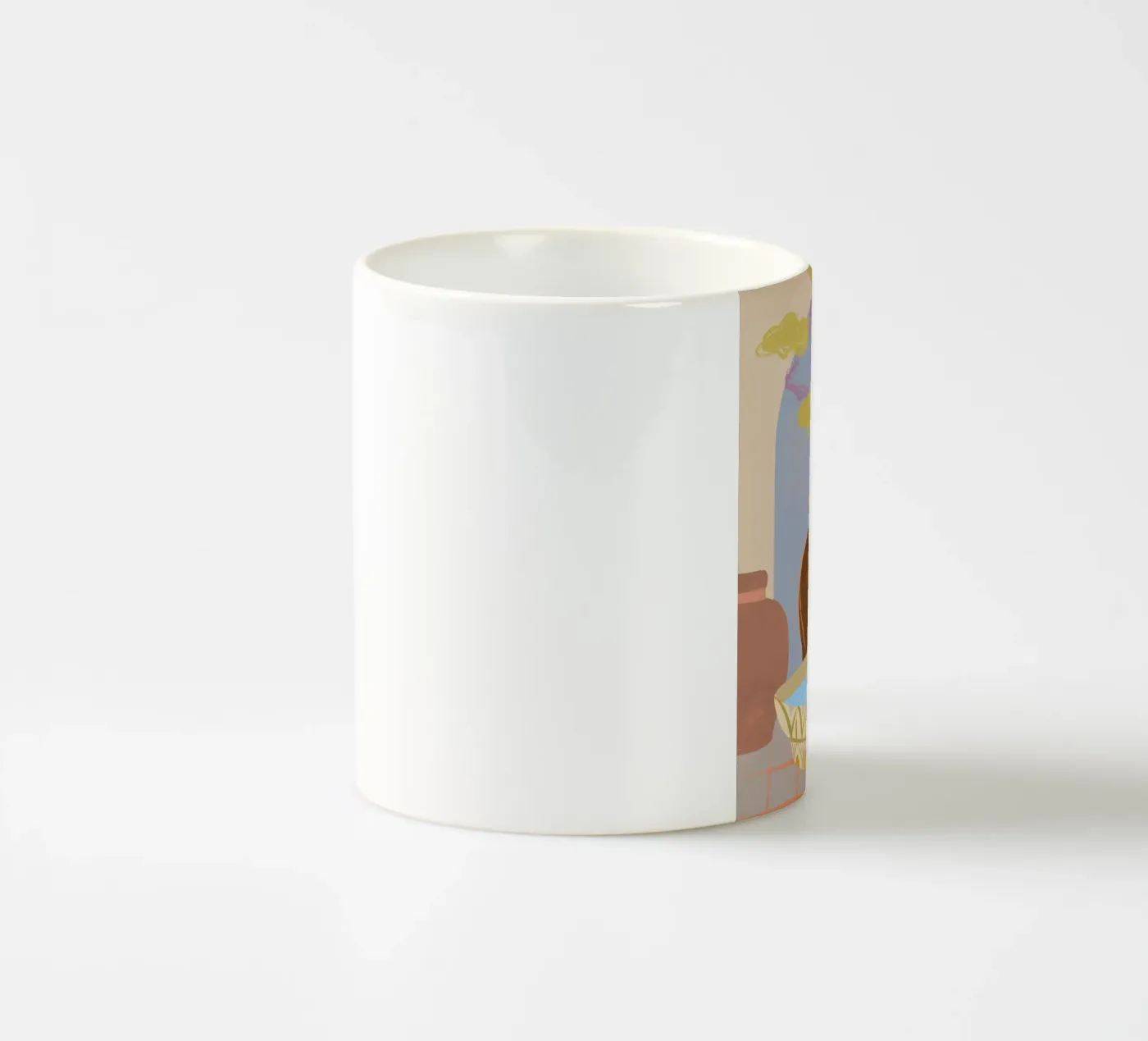 Reflection ceramic mug by Arty Guava