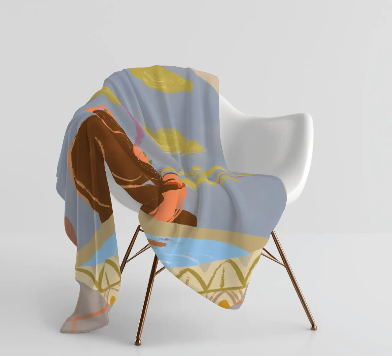 Reflection Fleecedecke von Arty Guava