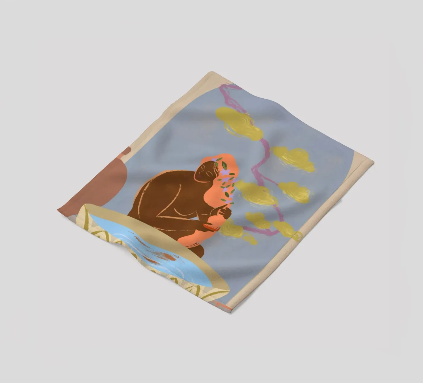 Reflection Fleecedecke von Arty Guava