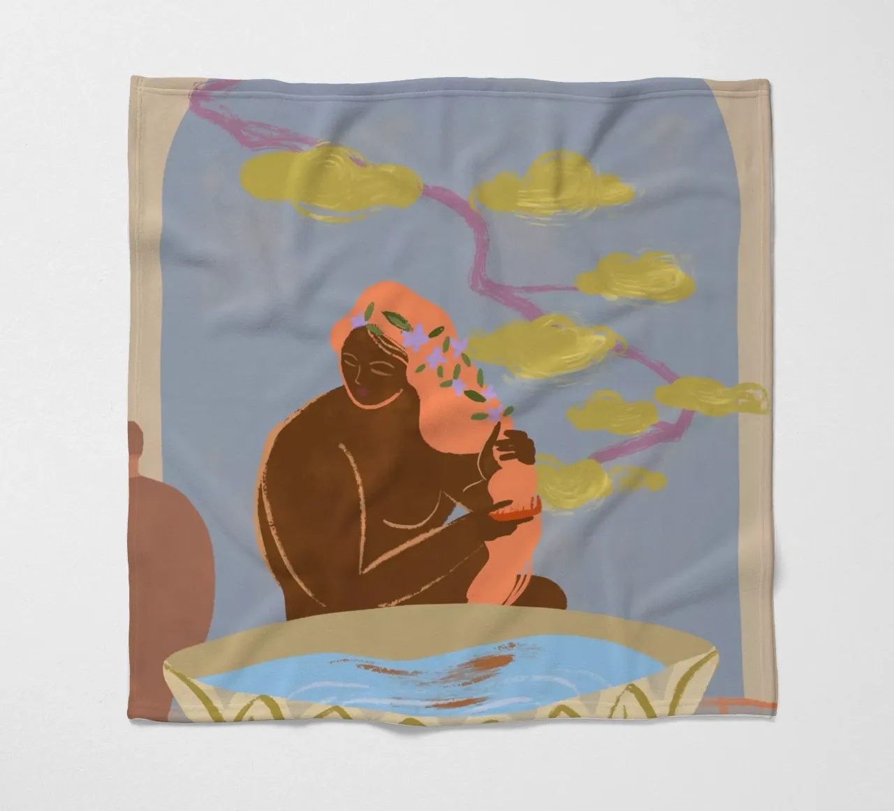 Reflection Fleecedecke von Arty Guava