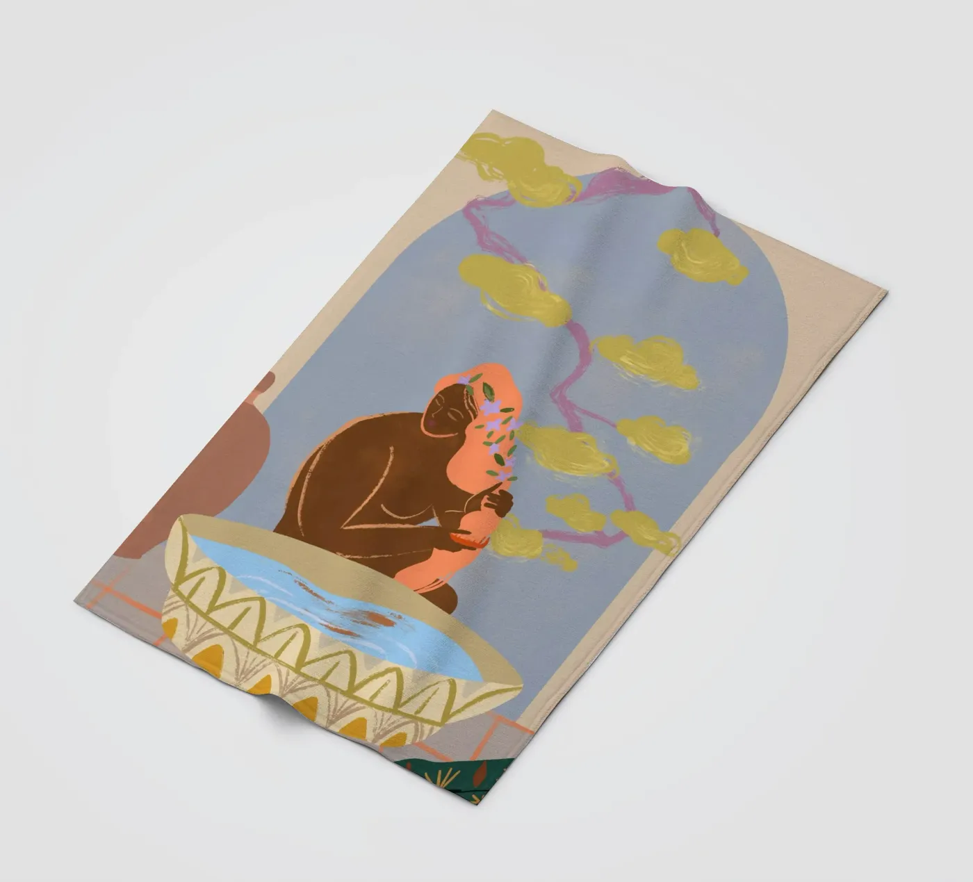 Reflection Fleecedecke von Arty Guava