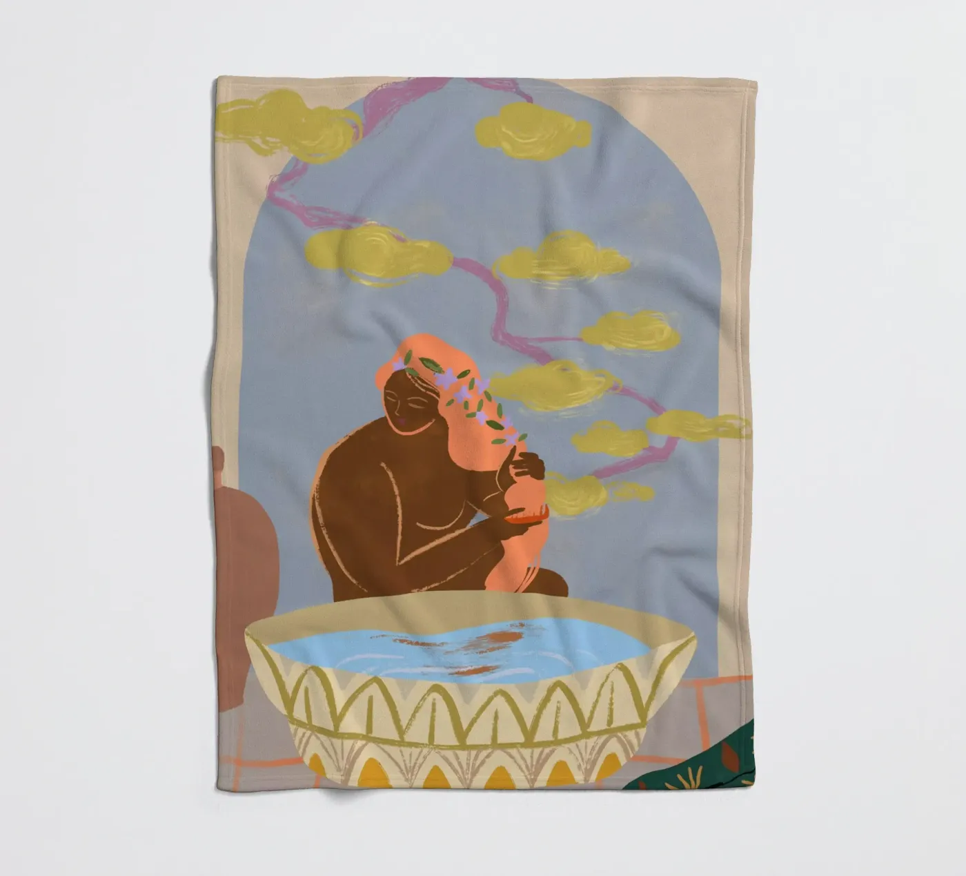 Reflection Fleecedecke von Arty Guava