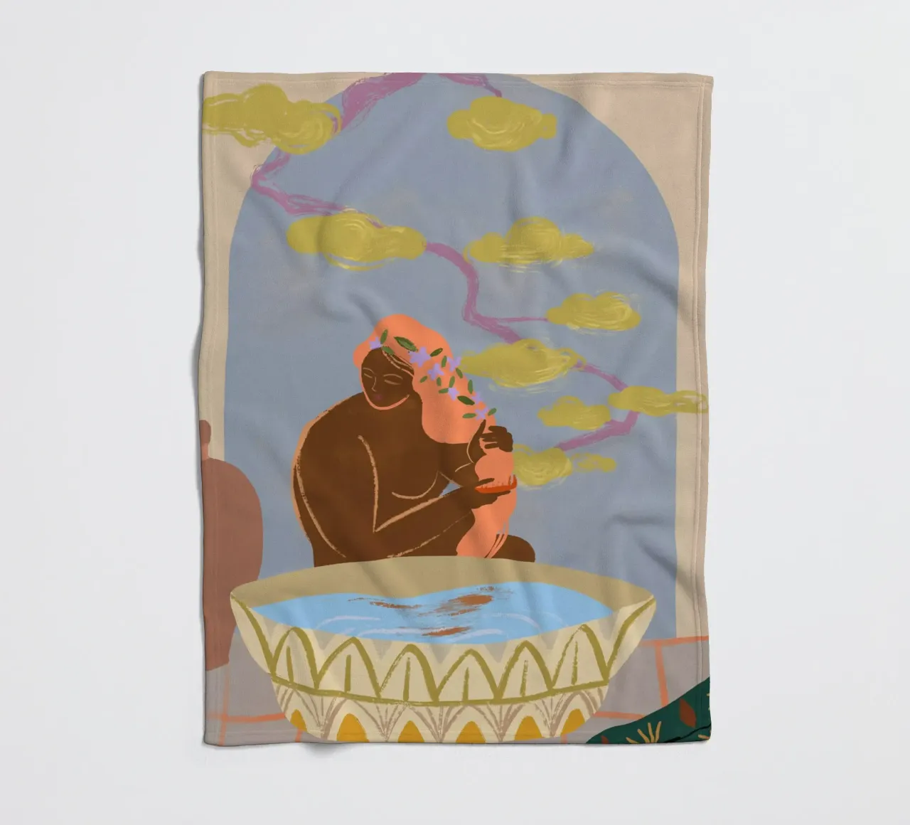 Reflection Fleecedecke von Arty Guava