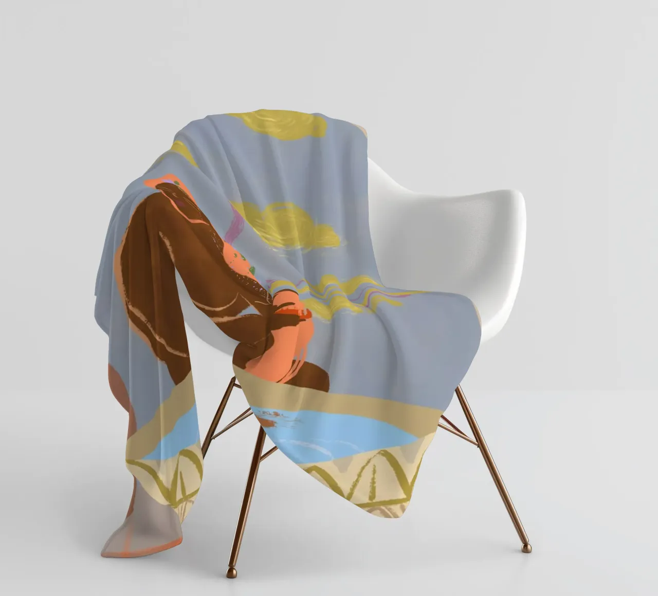 Reflection Fleecedecke von Arty Guava