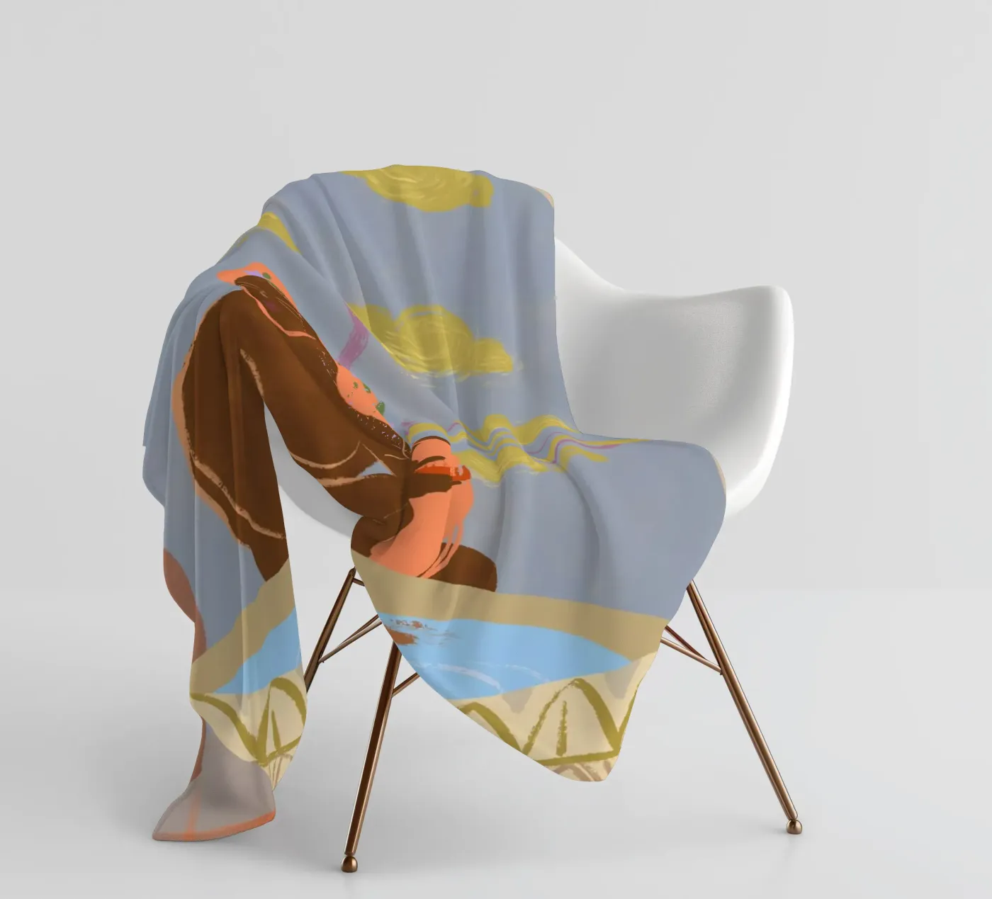 Reflection Fleecedecke von Arty Guava