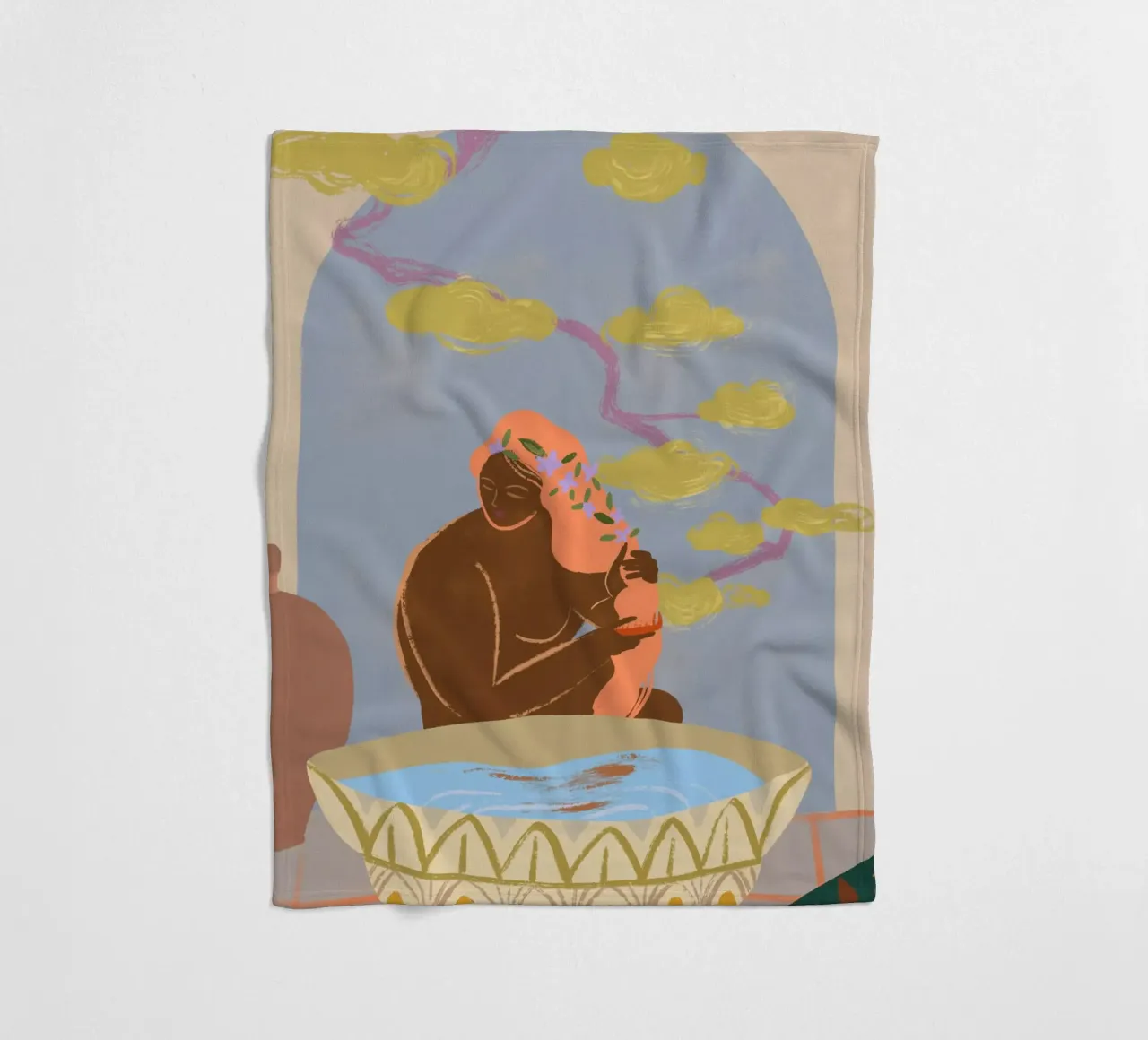 Reflection Fleecedecke von Arty Guava