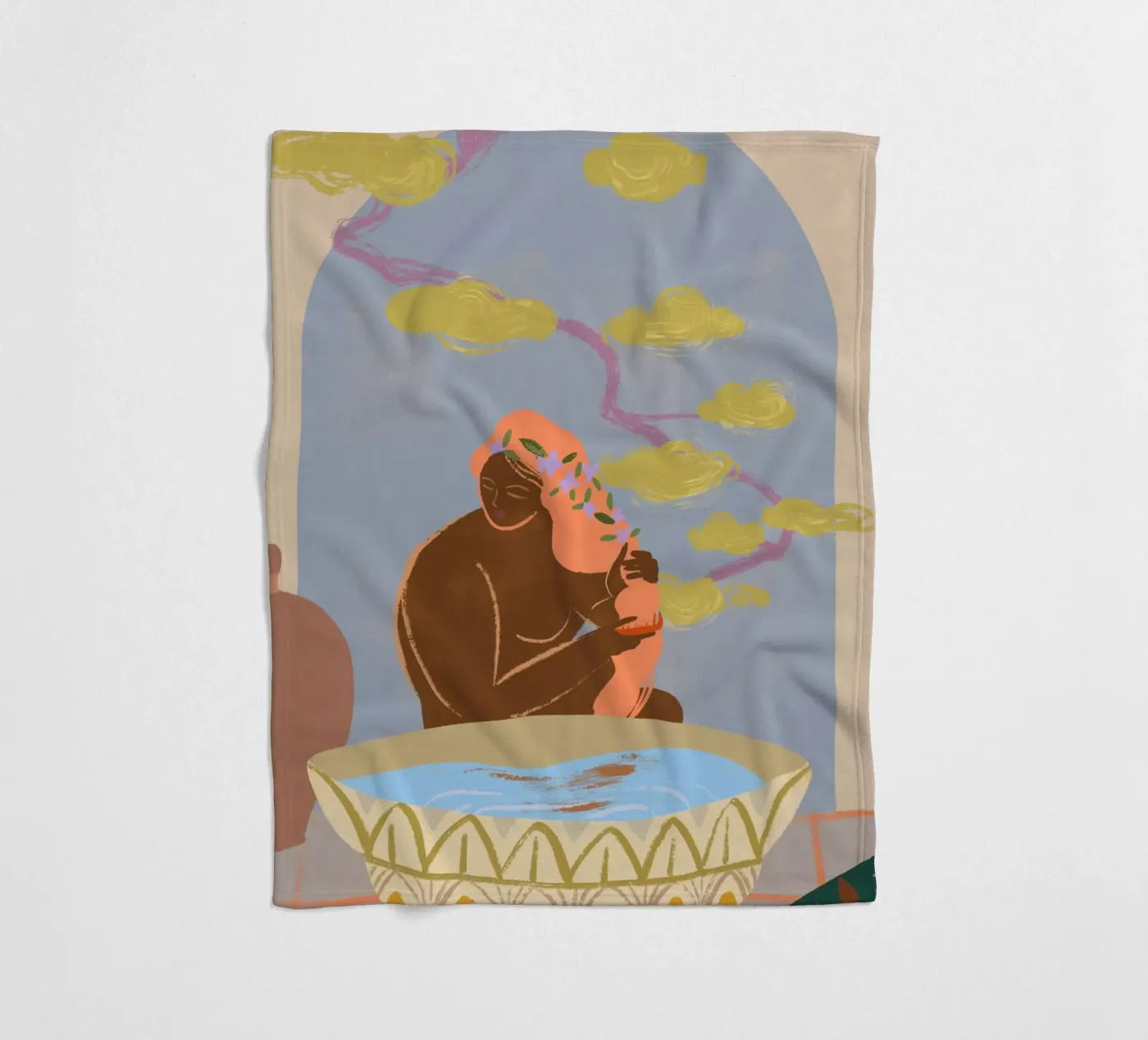 Reflection Fleecedecke von Arty Guava