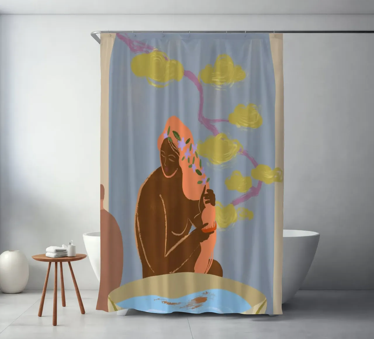 Reflection douchegordijn van Arty Guava