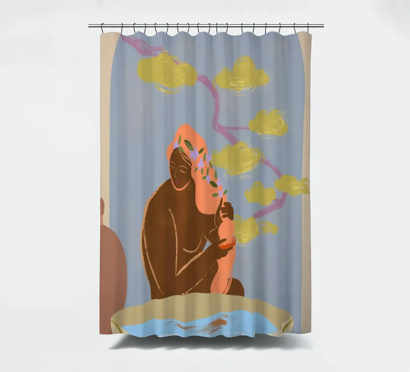 Reflection Duschvorhang von Arty Guava