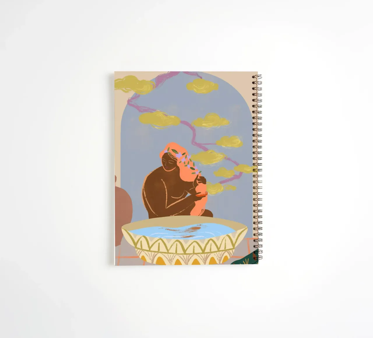 Reflection spiral notebook by Arty Guava