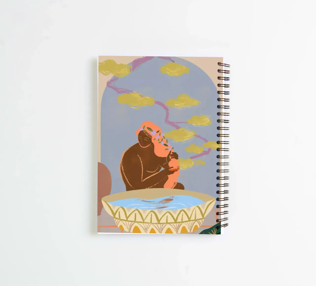 Reflection spiral notebook by Arty Guava
