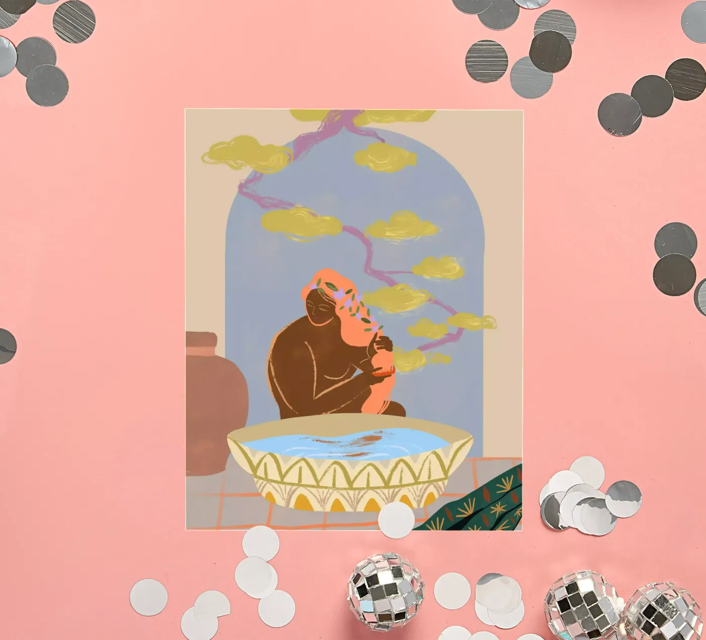 Reflection Sticker von Arty Guava