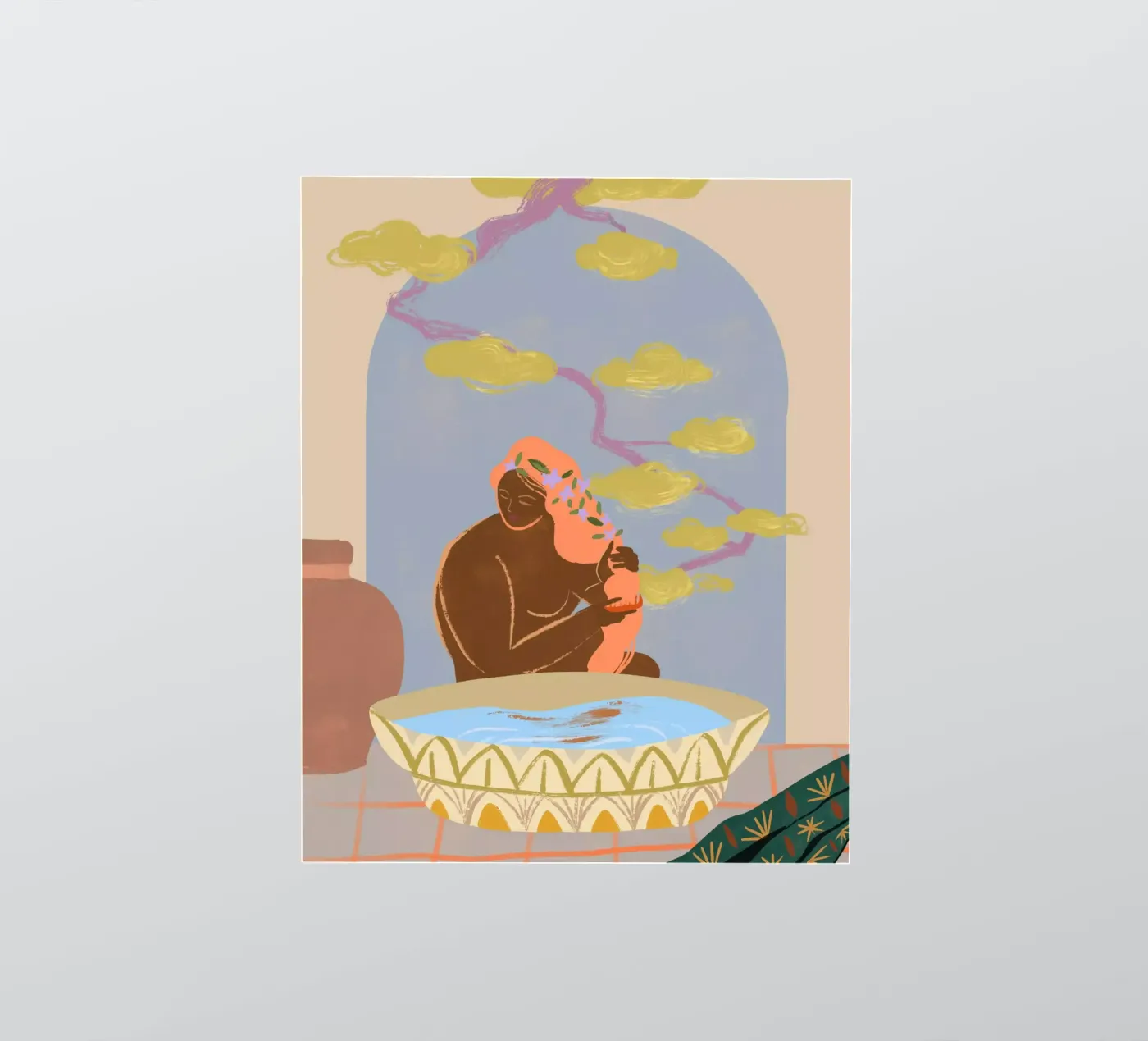 Reflection Sticker von Arty Guava