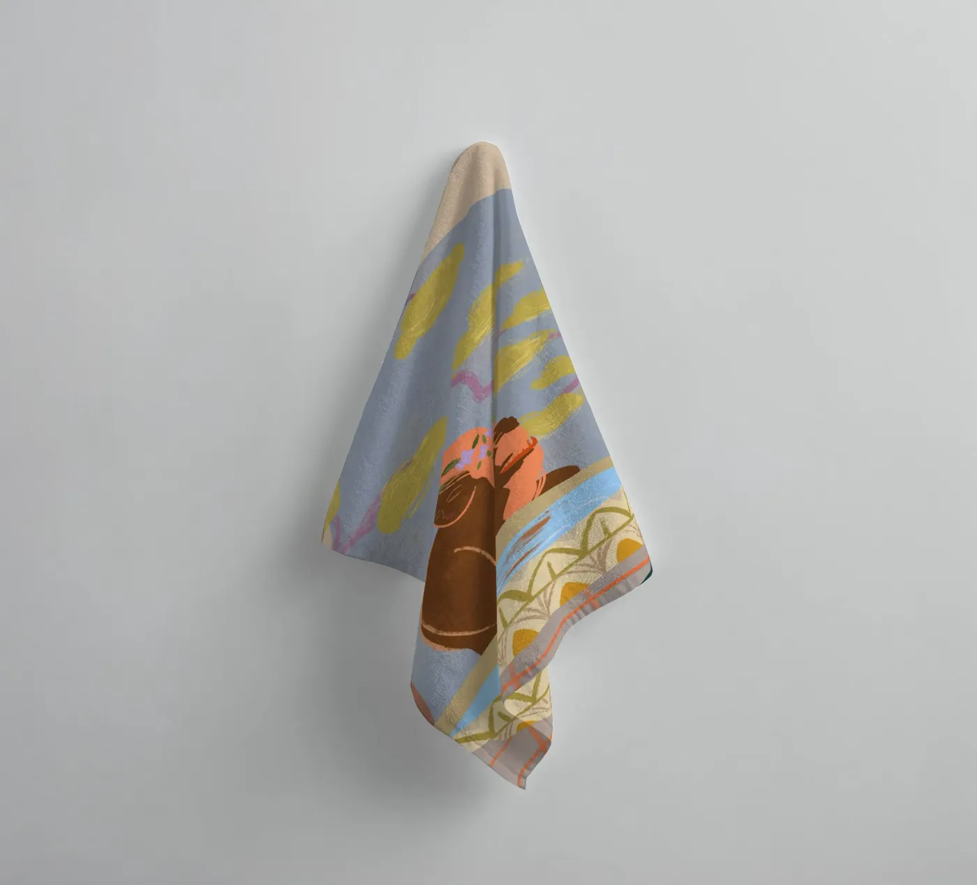 Reflection badhanddoek van Arty Guava