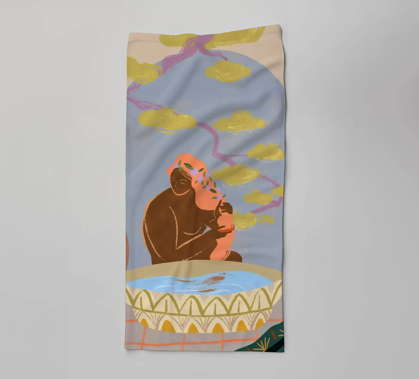 Reflection badhanddoek van Arty Guava