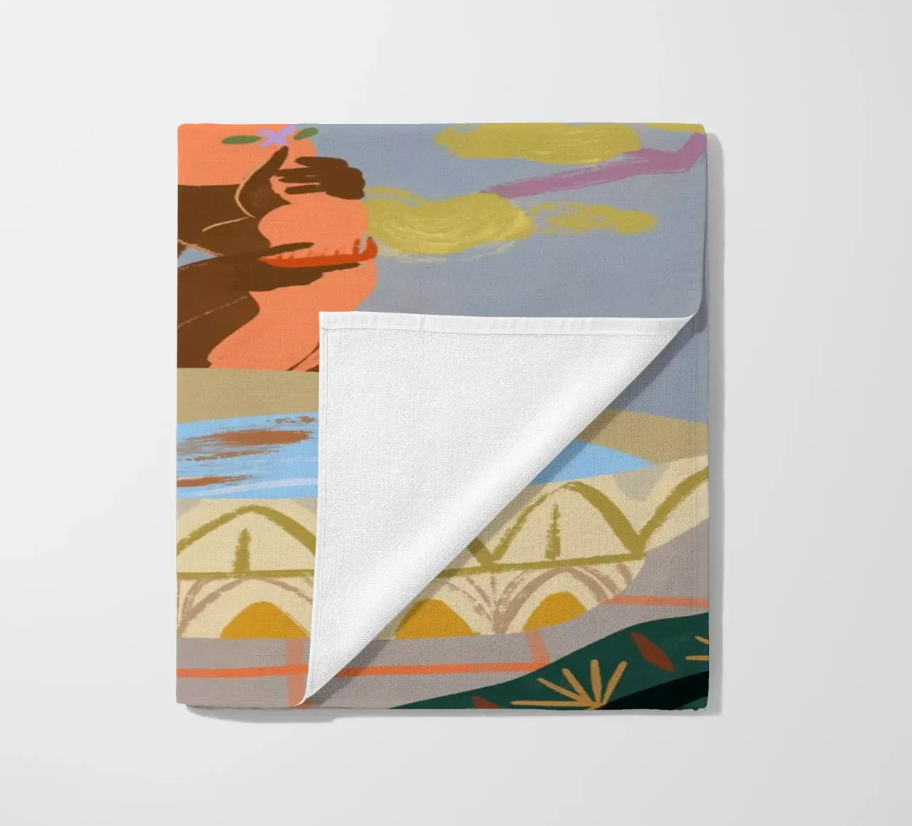 Reflection Strandtuch von Arty Guava