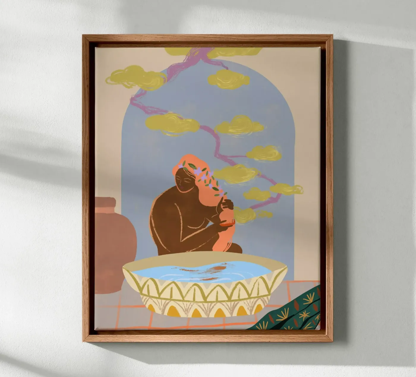 Reflection canvas van Arty Guava