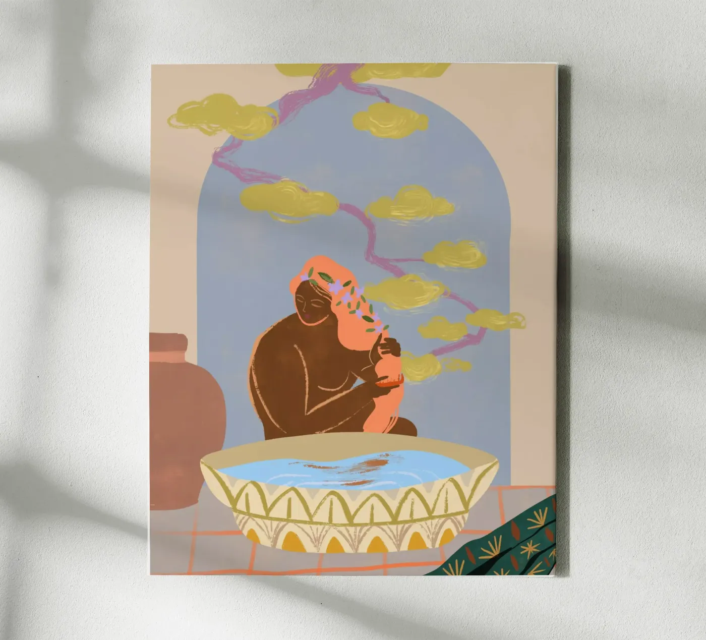 Reflection canvas van Arty Guava