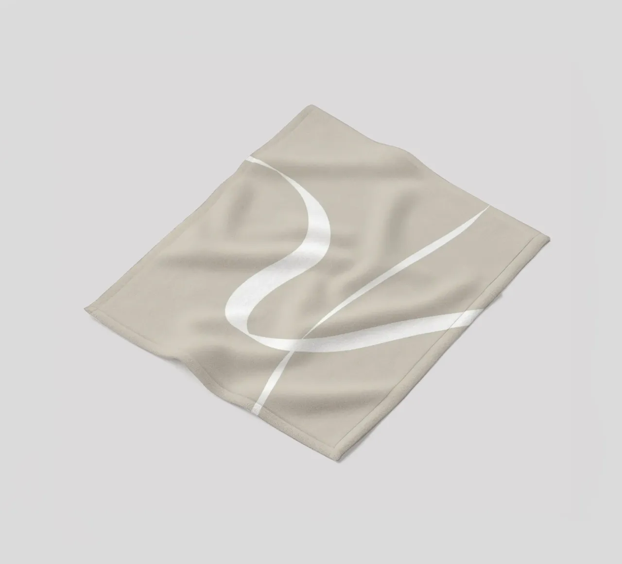 Japandi minimalist artwork with graceful lines coperta in pile da Imaginative