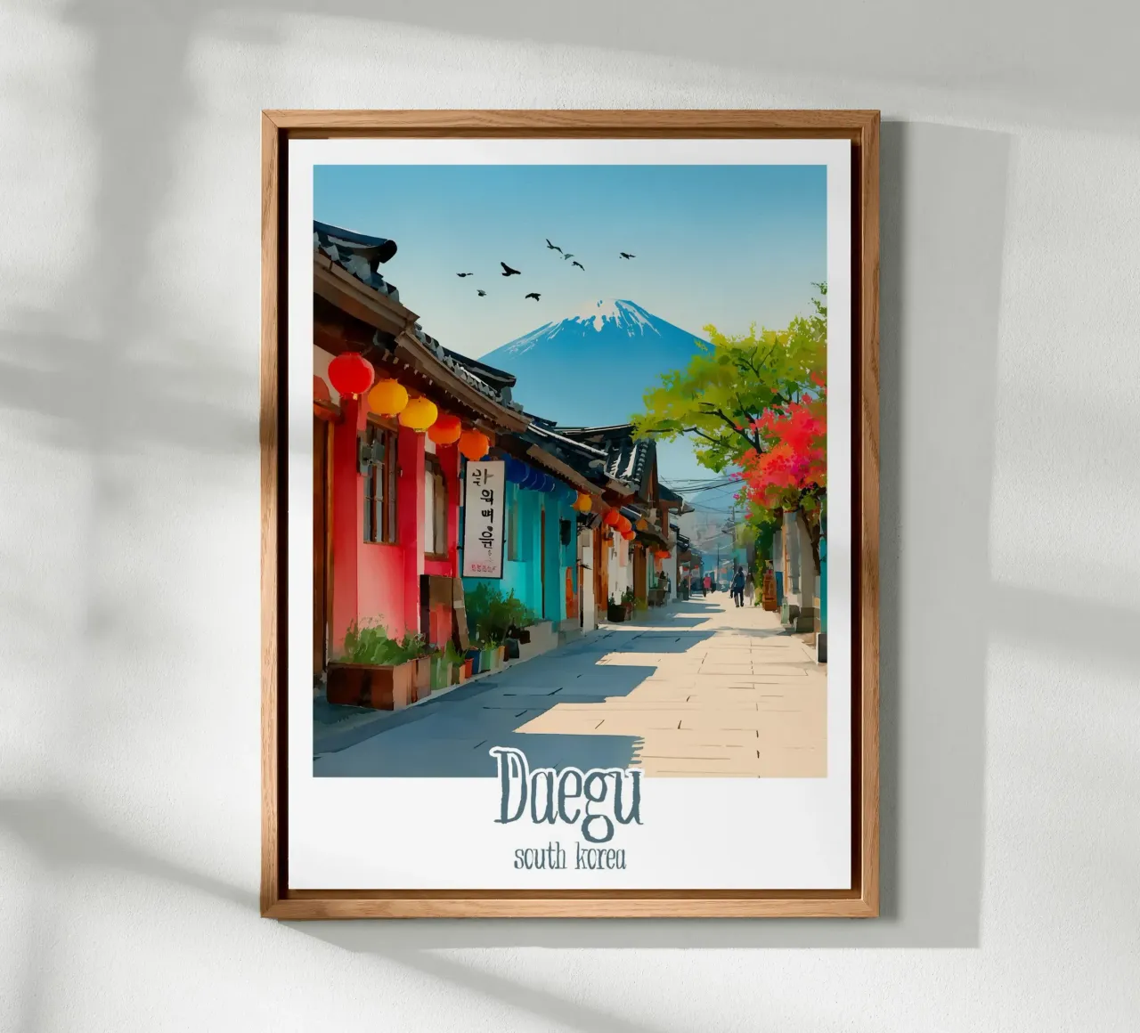 Poster Daegu, Corea del Sud pannello forex da Frame the World