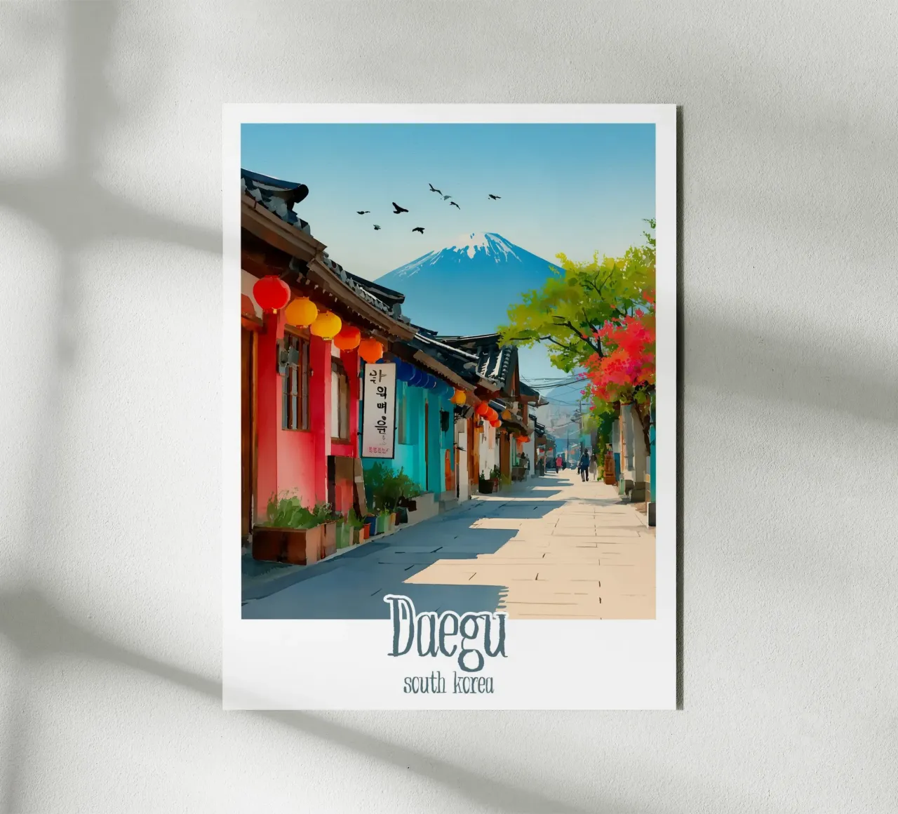 Poster Daegu, Corea del Sud pannello forex da Frame the World