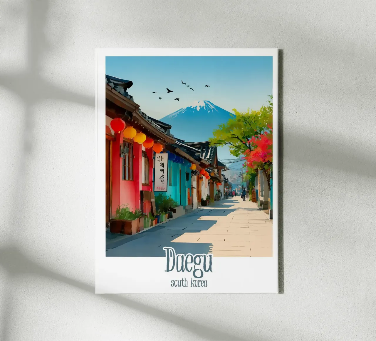 Poster Daegu, Corea del Sud tela da Frame the World