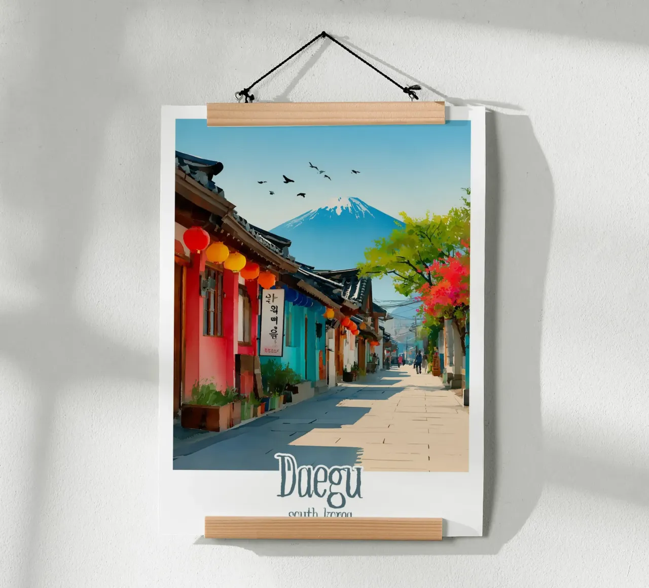Poster Daegu, Corea del Sud poster da Frame the World