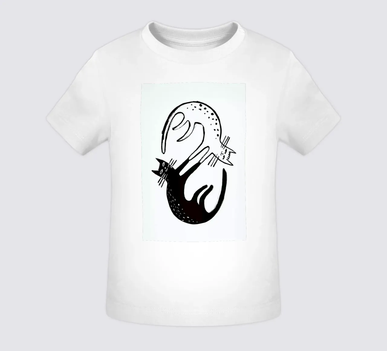 Kitten Around maglietta neonato da Graphite