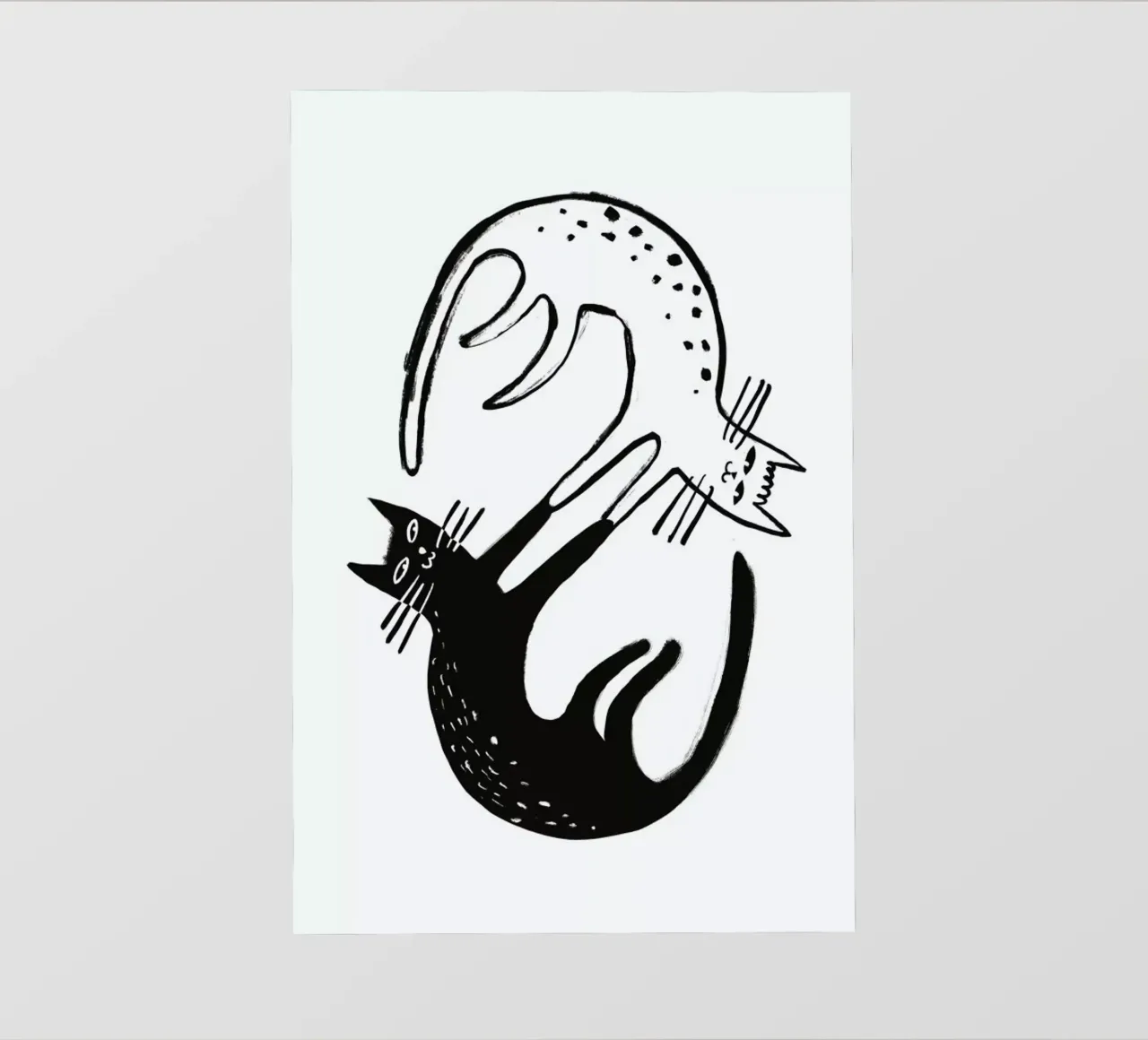 Kitten Around telo in pvc da Graphite