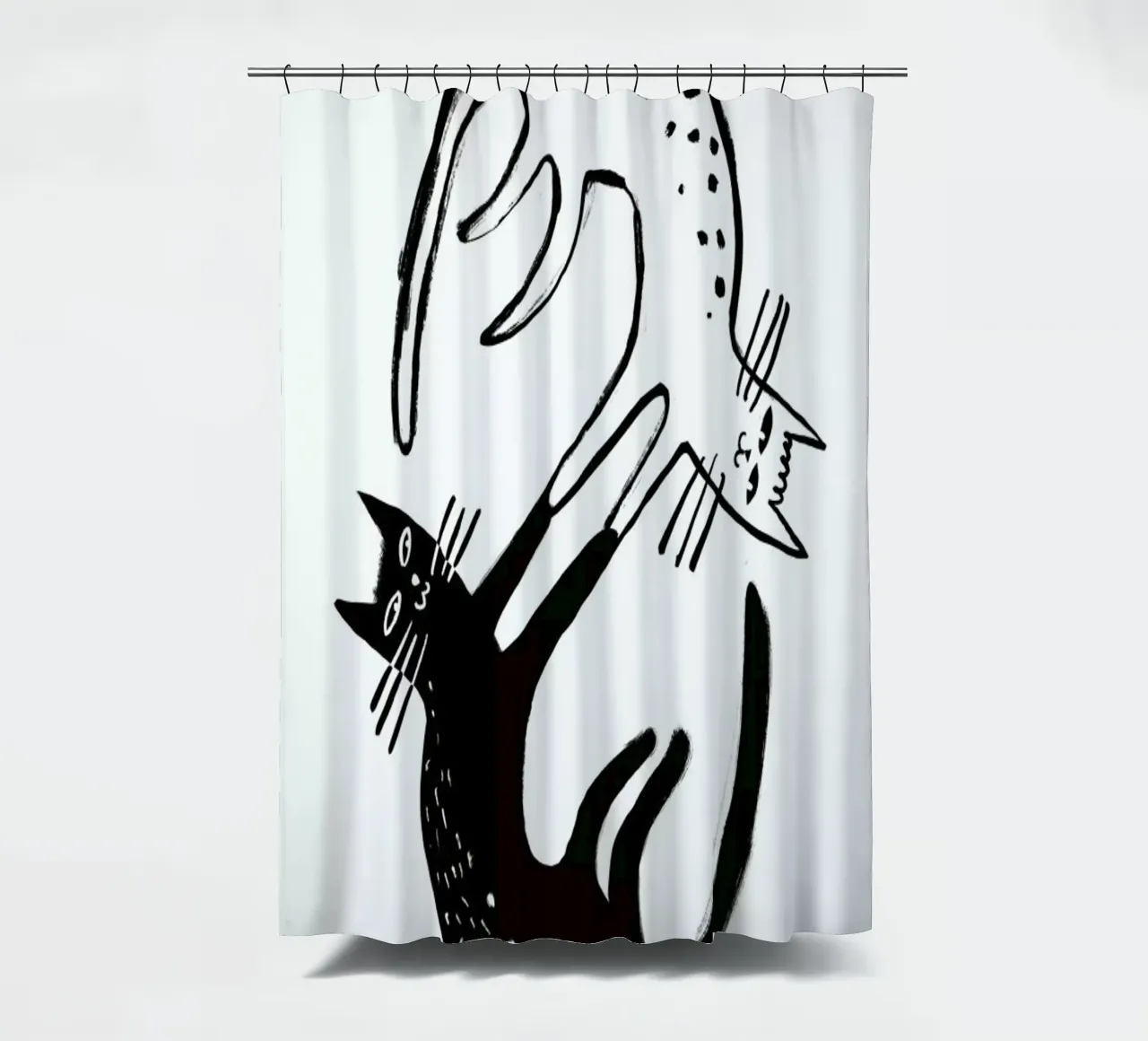 Kitten Around tenda da doccia da Graphite