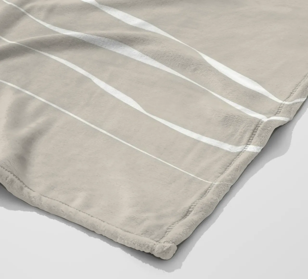 Japanese minimalist artwork with white lines coperta in pile da Imaginative