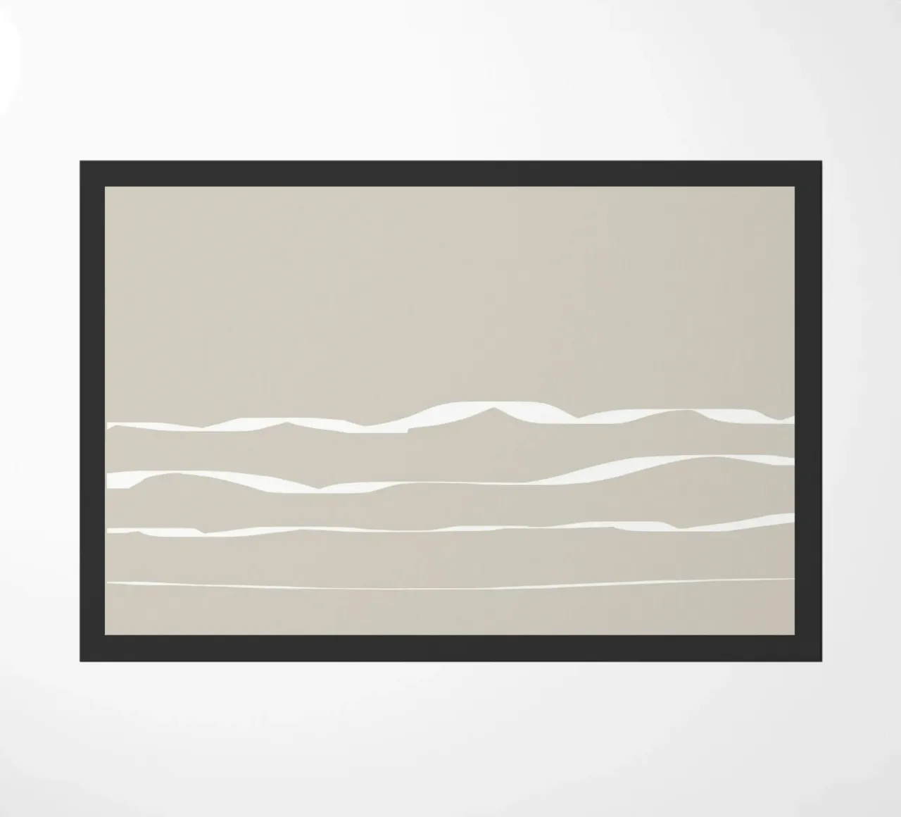 Japanese minimalist artwork with white lines zerbino da Imaginative