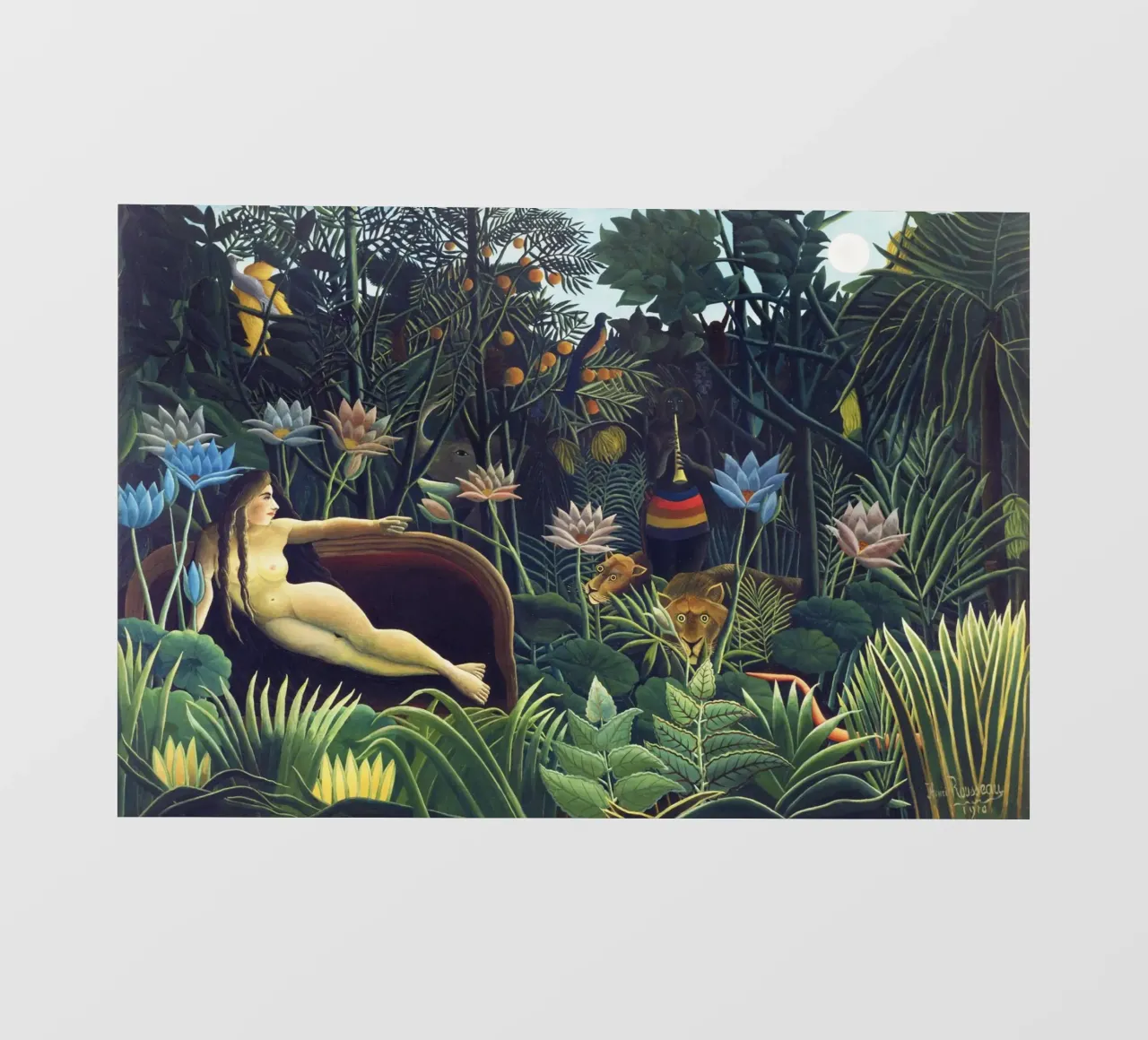 Il sogno di Henri Rousseau pellicola backlit da Venus Art