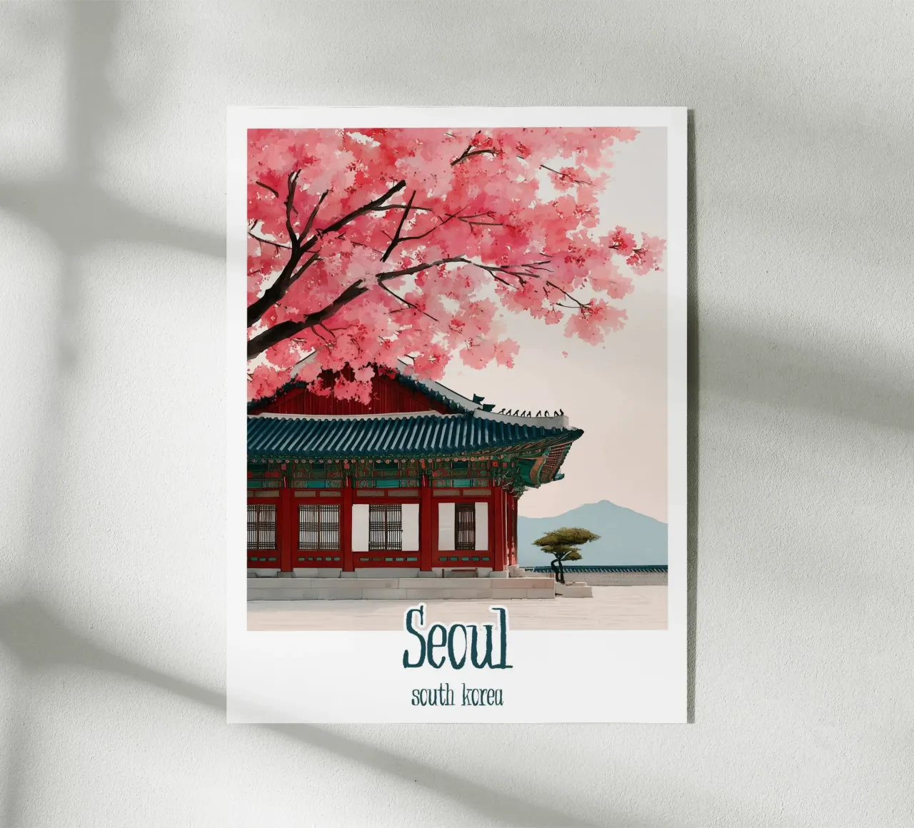 Poster Seul, Corea del Sud plexiglass da Frame the World
